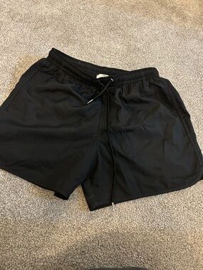 Zara Black Athletic Shorts